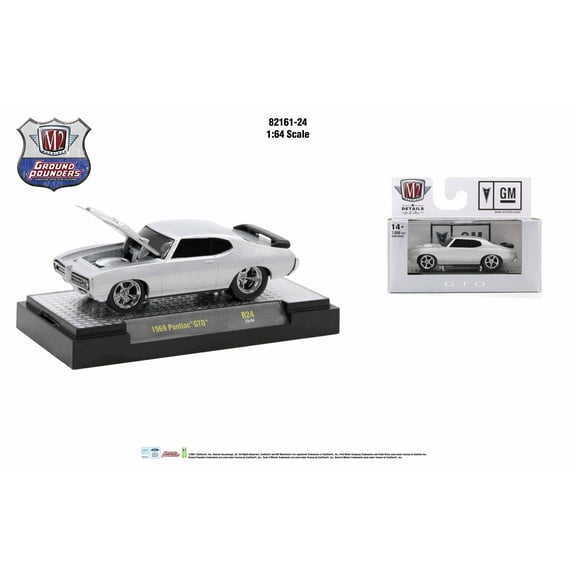 M2 Machines Ground Pounder R24 1969 Pontiac Gto