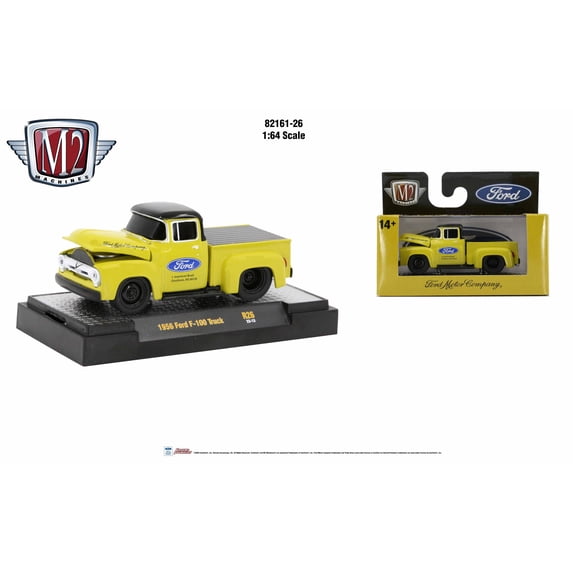 M2 Machines Ground Pounder R26 1956 Ford F-100 Truck