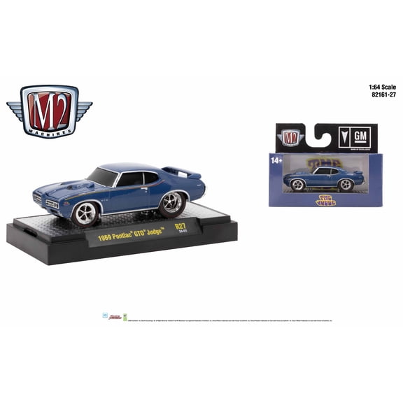 M2 Machines Ground Pounder R27 1969 Pontiac Gto Judge