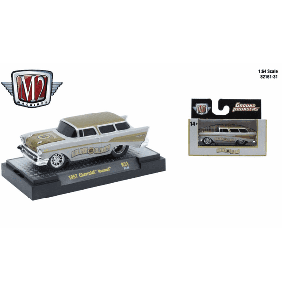M2 Machines Ground Pounder R31 1957 Chevrolet Nomad