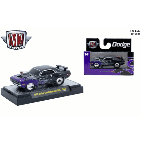 M2 Machines Ground Pounder R32 1970 Dodge Challenger R/T 440