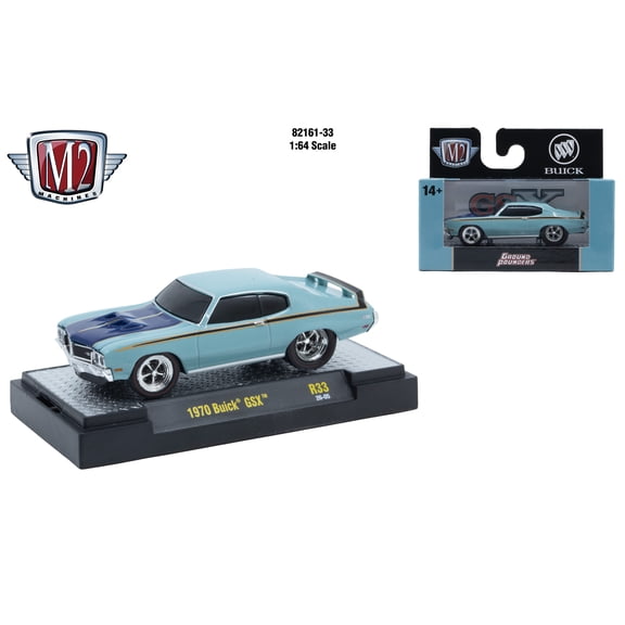 M2 Machines Ground Pounder R33 1970 Buick Gsx