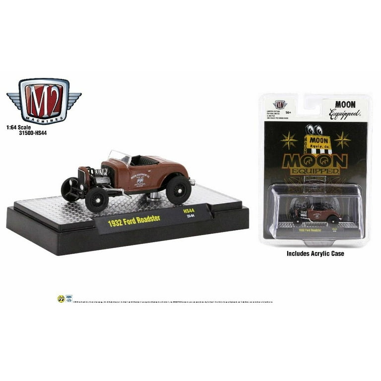 M2 Machines Mooneyes 1932 Ford Roadster Hobby Exclusive HS44
