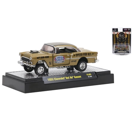 M2 Machines Nhra Drag Racing 1:64 1955 Chevrolet Bel Air Gasser Sema Fl05