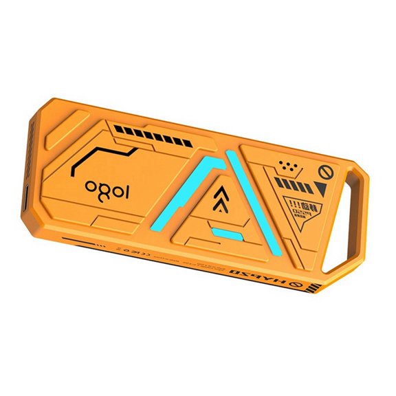 M2 SSD Case 20Gbps M.2 NGFF/NVME Dual Protocols SSD Enclosure Portable RGB SSD Hard Disk Case USB3.1 Type-C for PC