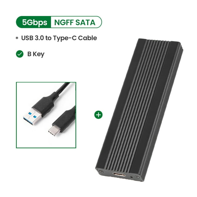 M2 SSD Case NVME Enclosure M.2 to USB TypeC Hard Drive Enclosures Box