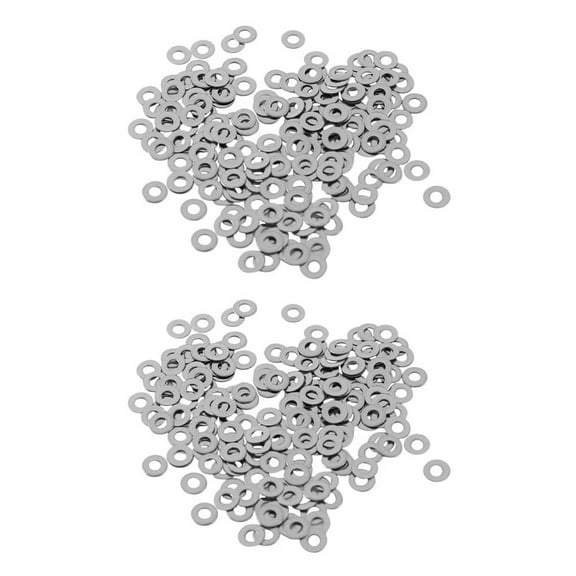 M2 Stainless Steel Flat Washers Spacers Fastener DIN125 400 PCS