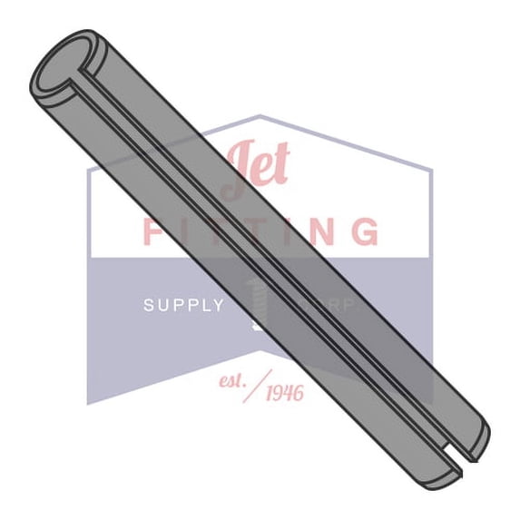 M2 x 22mm Roll (Spring) Pins | Slotted Type | Metric ISO 8752 | Carbon Steel | Thermal Black Oxide (Quantity: 10000)