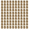 thumbnail image 1 of HOT M2 x 3mm Brass Cylinder Knurled Threaded Round Insert Embedded Nuts 100pcs, 1 of 8