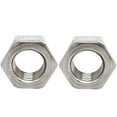 thumbnail image 1 of M20-2.5mm Pitch 304 Stainless Steel Left Hand Thread Hex Nuts - 2pcs, 1 of 5
