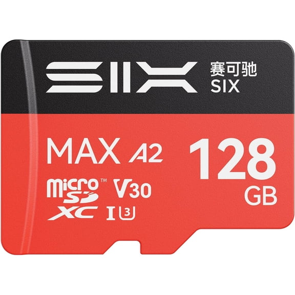 M200 128GB Micro SD Card Read Up to 190MB/s for 4K UHD Continuous Recording - A2, U3, V30 microSDXC Memory Card 128GB with Adapter for Action Cameras, Drones, Gaming Consoles, Dash Cams, Phones
