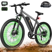 ESKUTE M200 Electric Bike for Adults, 21-Speed Gear 27.5" Mountain Ebike, 750W Motor 20MPH, 48V 10.4Ah, Step Over E-Bicycle, with NFC Unlock, Gray with Lock, UL
