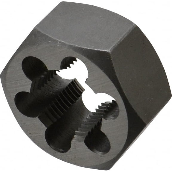 M20x1.50 Metric Fine Thread, 1-7/16" Hex Rethreading Die 3/4" Thick Carbon Steel