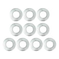 thumbnail image 1 of Uxcell Flat Washers Steel Belleville Spring Disc Washer Conical Knurled Metric Gasket for Automotive Industrial Construction White Zinc Plating M20x40x2.5mm 10, 1 of 7