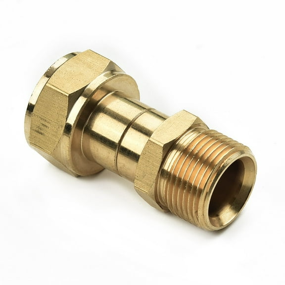 M22 14mm Thread Pressure Washer Swivel Joint Kink Free Connector Hose Fitting