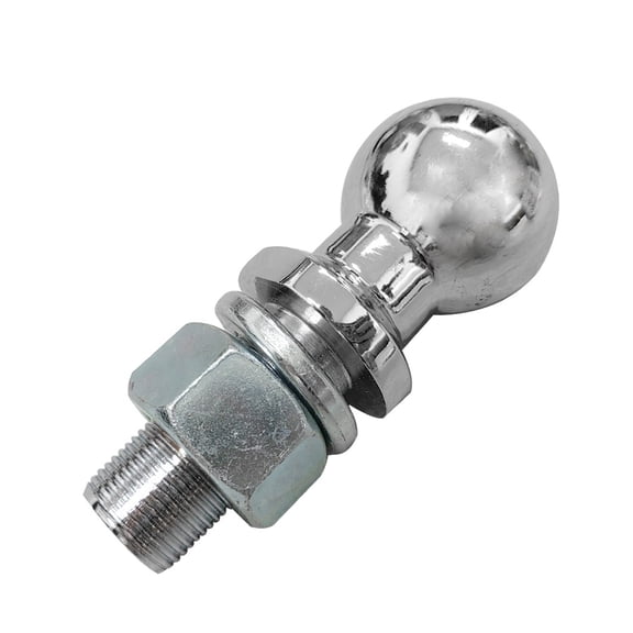 M22 Chrome Hitch Mount Tow Ball 50mm Shank Dia Capacity 5000Lbs Coupling Trailer Parts RV Camper Caravan Accessories ,Universal Fit