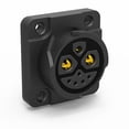 thumbnail image 1 of M23 IP67 Male Female 2+1 plus 5 Battery Connector, Motorcycle Charger Socket, 1 of 7