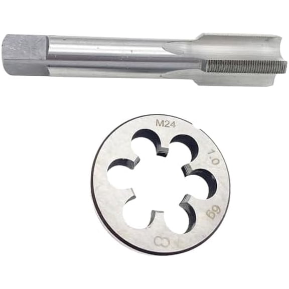 M24 x 1 Metric Tap Die RH Set Thread Right Hand Machine M24x1 Round Die Threading Tool$$Tools