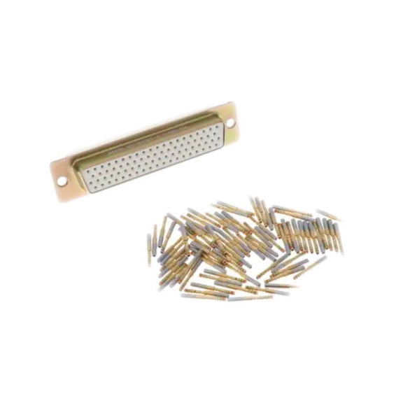 M24308/6-15F Conn D-SUB Mil Spec 78 Position High Density Receptacle, Female Sockets Connector