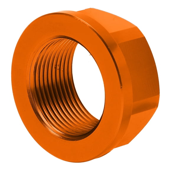 M25 Rear Wheel Axle Nut 61010086000 Replacement for Husqvarna FC FX TC TX 125-450 SX XC XCF, Premium Aluminum Motorcycle Wheel Hub Lock Nut Shaft Screw Fastener Spare Parts, Orange (10 in / 25.4 cm)