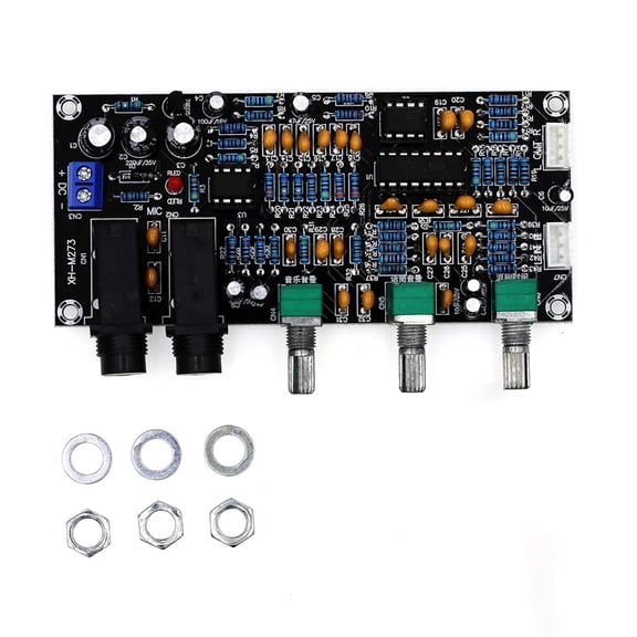 M273 Karaoke Amplifier Board With PT2399 Chip NE5532 Op Amp Auditory Amplifier
