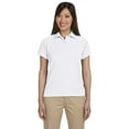 thumbnail image 1 of M280W Harriton Ladies 5 oz. Blend-Tek Polo White 3XL, 1 of 3