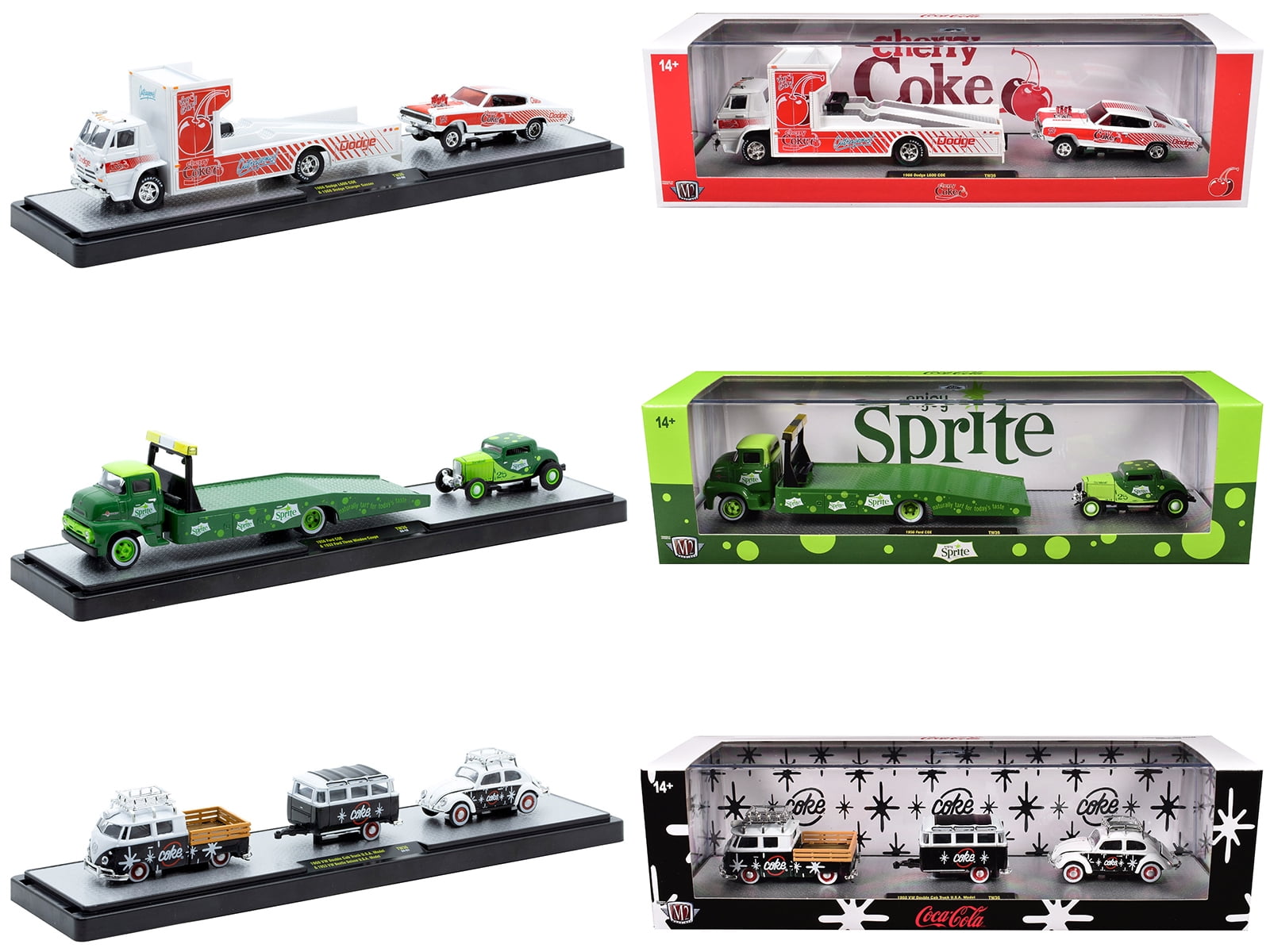 M2Machines Coca-Cola 1:64 Hauler Die-cast Play Vehicles (Single