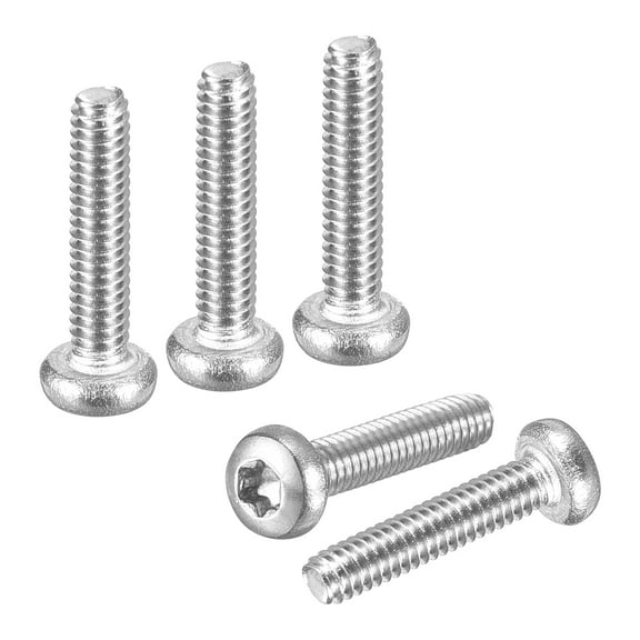 M2x10mm Pan Head Torx Security Screw - 150Pack - Good for Machinery - 304 Stainless Steel Button Head Torx Bolt Star Drive Security Fasteners - Silver Tone