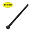 thumbnail image 1 of M2x40mm Alloy Steel Hex Socket Head Knurled Cap Screw Bolt Black 50pcs, 1 of 5