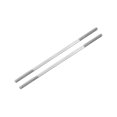 thumbnail image 1 of M2x55mm 304 Stainless Steel Push Rod Double End Threaded Rod for DIY, 2Pack, 1 of 6