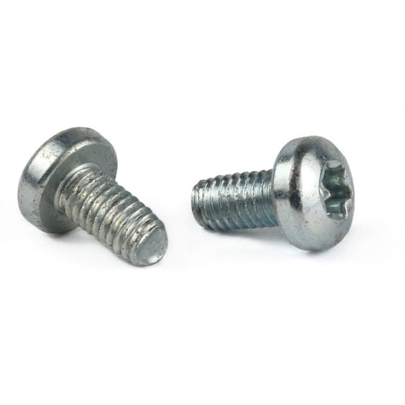 M3-0.5 x 10 mm Trilobe Thread Forming Screws for Metal / Six-Lobe (Torx®) / Pan Head / Steel / Zinc / DIN7500CE - 1000 Piece Carton