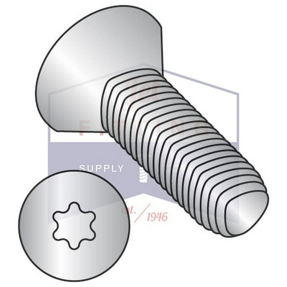 M3-0.5 x 12mm Din7500Me Metric 6 Lobe Flat Thread Roll Screw Full Thd 18 8 Stain Steel Passivated & Waxed (Quantity: 4000)