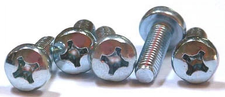 M3-0.5 x 35 mm Machine Screws / Phillips / Pan Head / Steel / Zinc / DIN7985A - 2000 Piece Carton