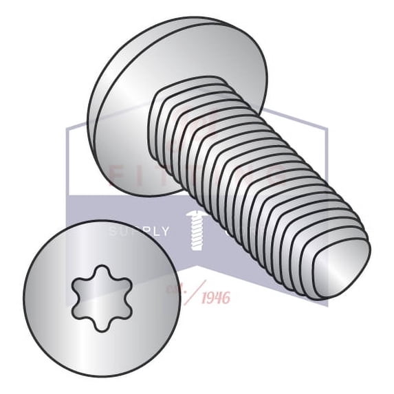 M3-0.5 x 5mm Din7500 Ce 6Lobe Pan Thread Roll Screw Full Thd 18 8 Stainless steel Passivated & Waxed (Quantity: 5000)