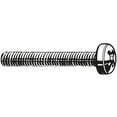 thumbnail image 1 of M3-0.50 x 6 mm Phillips Fillister Machine Screw, Zinc Plated Steel, 100 PK, 1 of 1