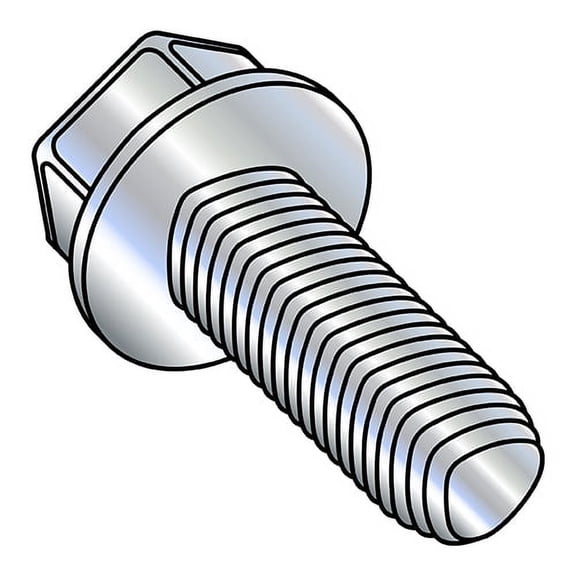 M3-0.5X12 Din 7500D Metric Unslotted Hex washer Thread Roll Screw Full Thread Zinc Wax (Pack Qty 10,000) BC-M312D7500D
