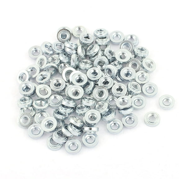M3-0 Knurled Metal Self Clinching Nut Fastener 100pcs for 0.8mm Thick Thin Plate
