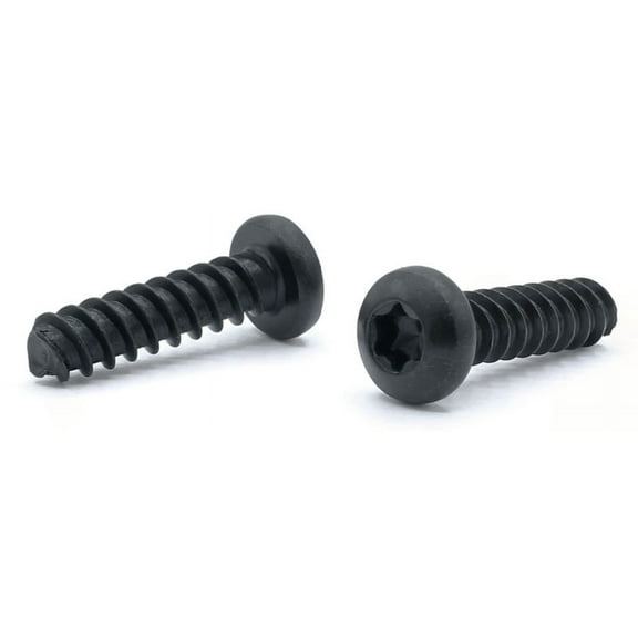M3-1.5 x 20 mm Thread Forming Screws for Plastics 45 / Six-Lobe (Torx) / Pan Head / Steel / Black Oxide - 8000 Piece Carton