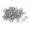thumbnail image 1 of M3 304 Stainless Steel Flat Washers Gaskets Spacers Fastener 100PCS, 1 of 2