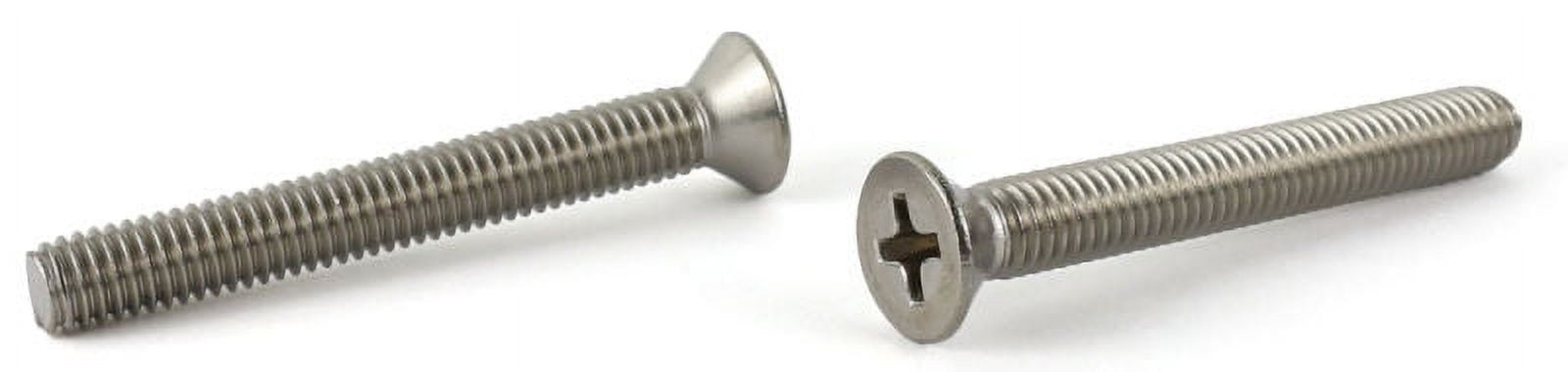 M3.5-0.6 x 5 mm Machine Screws / Phillips / Flat Head / Steel / Zinc / DIN965 - 3000 Piece Carton