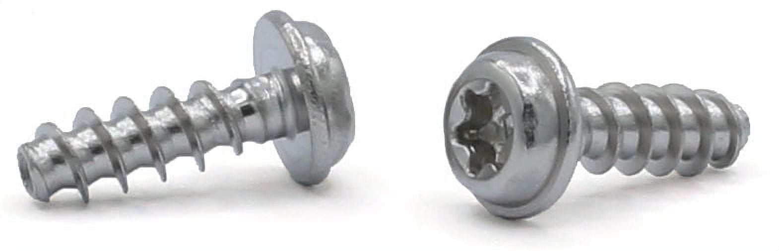 M3.5-1.57 x 20 mm Type PT Style Thread Forming Screws / Six-Lobe (TorxÂ®) / Round Washer Head / 18-8 Stainless Steel (A2) - 2000 Piece Carton