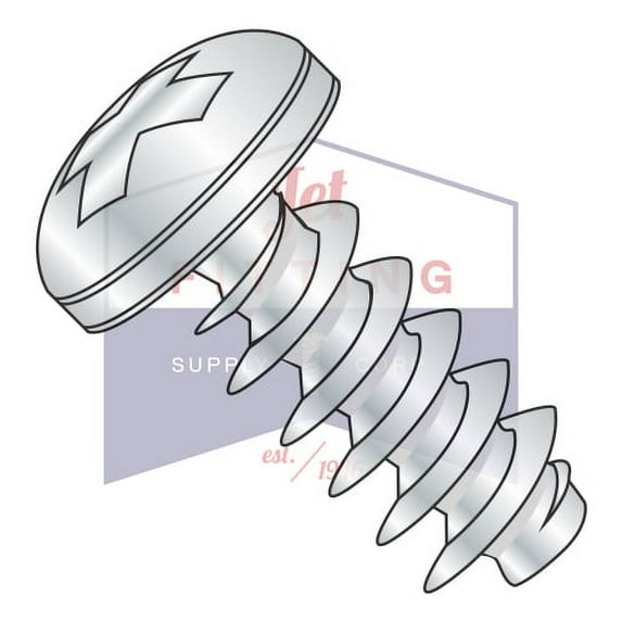 M3.5-1.57 x 8mm Metric Phillips Pan Head Pt Alternative Fully Threaded Zinc & Bake (Quantity: 5000)