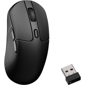 M3 8K , PixArt 3950 Sensor Launcher Support | 30K DPI, 2.4 GHz & 5.3, 79g Design Mice, Up to 140 Hours Using for macOS Windows - Black