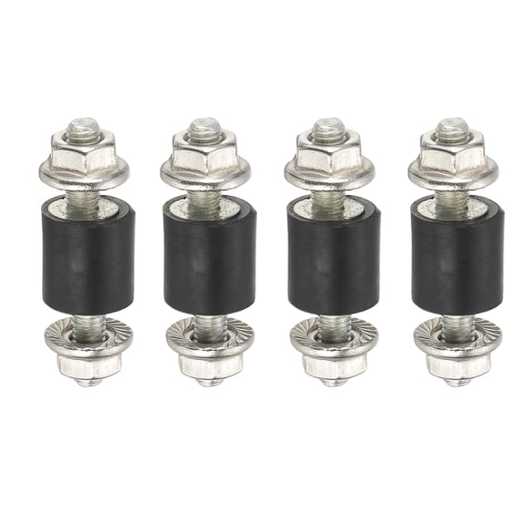 M3 8x8mm Rubber Isolator Mounts Shock Absorber Anti-Vibration Isolation Damping Mounts, 4 Pcs (24mm)