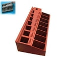 thumbnail image 1 of M3 Bolt Sorter, 3D Printing Bolt/Screw Length Sorter Tray with 7 Measuring Slots, Portable M3 Screw Toolbox Organizer for Precision Sort, Small Parts Organizer for Store Hardware Nuts, 1 of 6