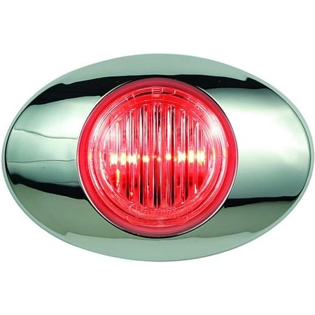 M3 Clear Lens Light 3" LED Marker/Clearance Light Kit, Millennium Series, Red