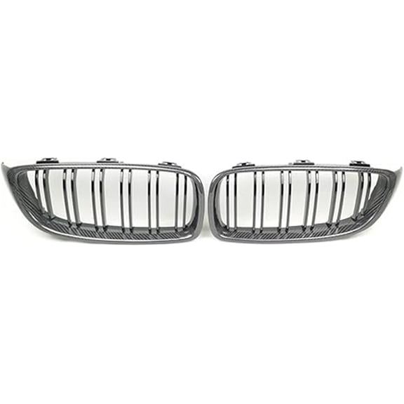 M3 F80 M4 F82 F83 F32 F33 F36 ABS + Real Carbon Fiber Front Bumper Grille Compatible For BMW 4 Series 420i 428i 430i 440i 435i 2014-2020