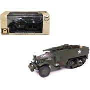 M3 Gun Motor Carriage with 75mm M1897A4 Gun Olive Drab "United States Army" 1/43 Diecast Model by Militaria Die Cast