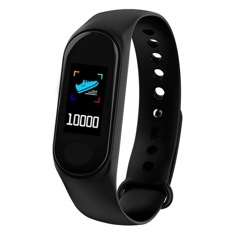 M3 IP65 Waterproof Bluetooth Smart Band Sport Heart Rate Monitor Fitness Smart Bracelet Walmart