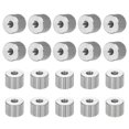 thumbnail image 1 of M3 Knurled Thumb Nuts, 20pcs 304 Stainless Steel Flat Head Through Hole Round Knob Fasteners Screw Cap for 3D Printer Parts, D8mm x H6mm, 1 of 5